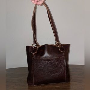 Portland Leather Goods Market Tote in Coldbrew
